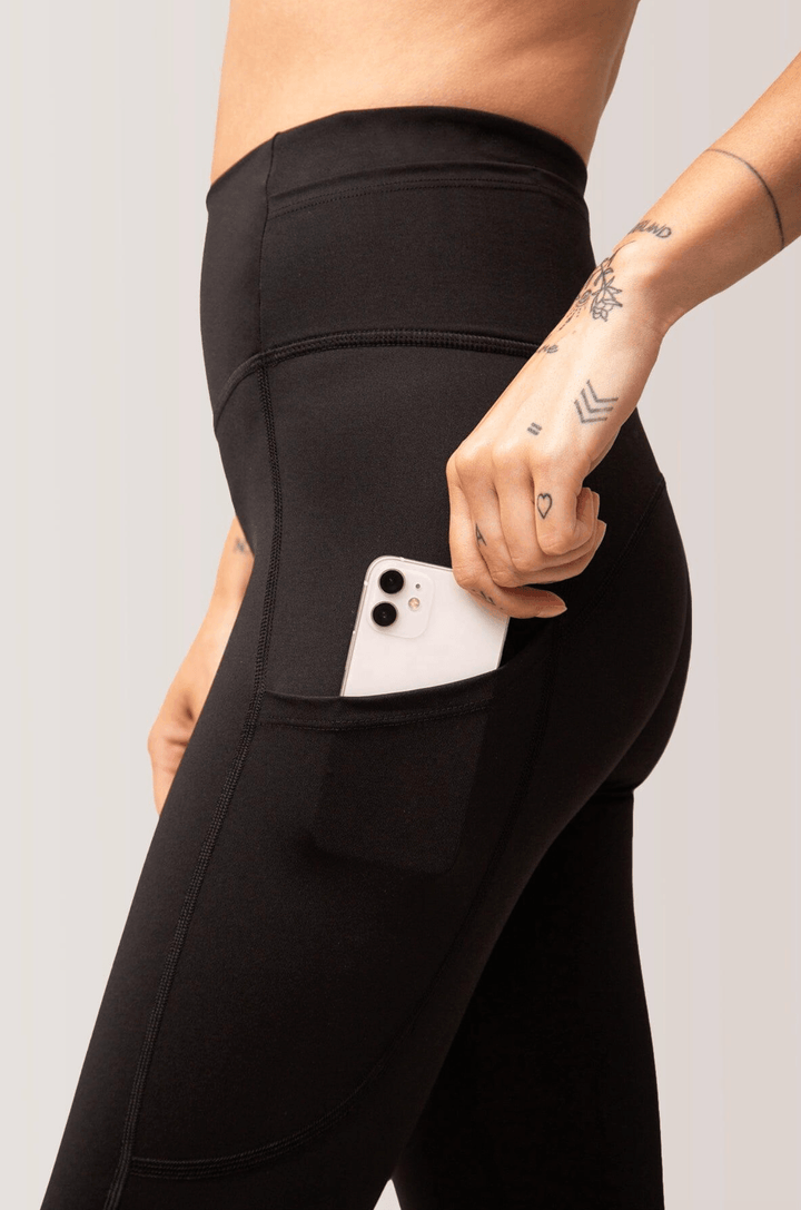 Rose Buddha Running Compressive Pockets Legging